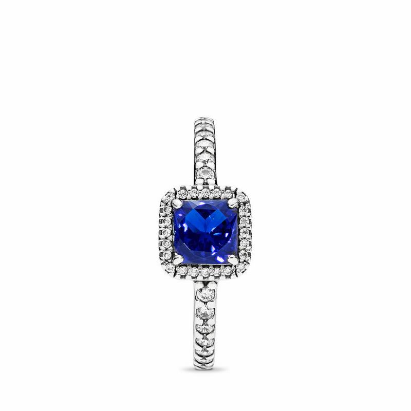 Pandora Timeless Elegance - Sterling Silver/Blue/Mixed Stones/Cubic Zirconia - Canada | RI8492ZW